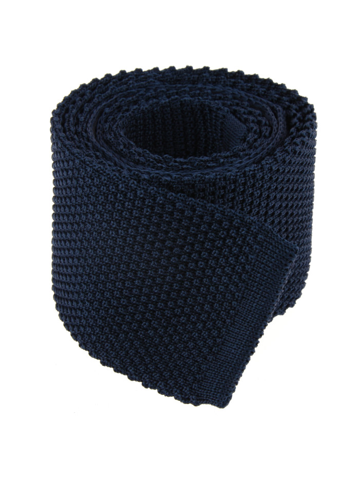 Cravatta in maglia blu navy - Monza