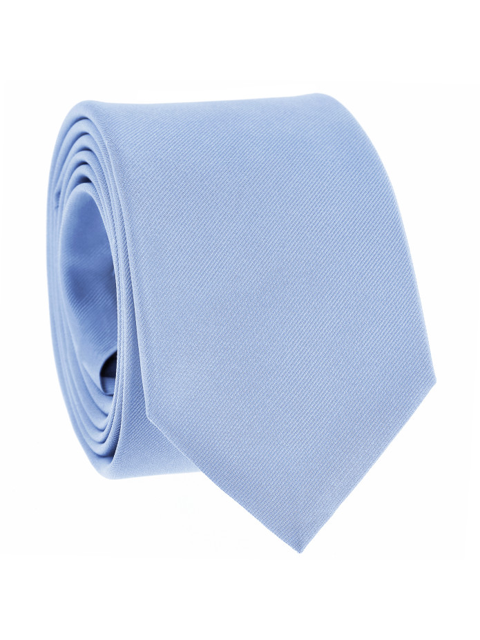 Cravatta Slim Azzurra Come
