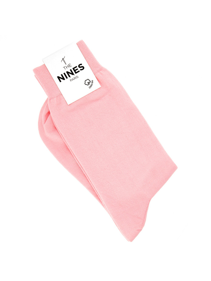 Calzini in cotone biologico rosa