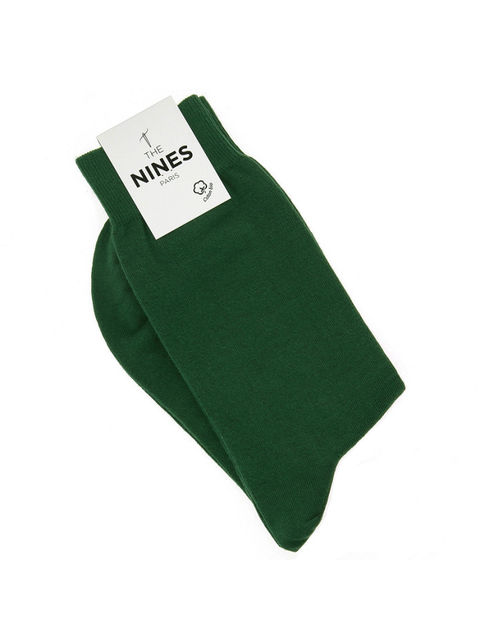 Calzini in cotone biologico verde inglese
