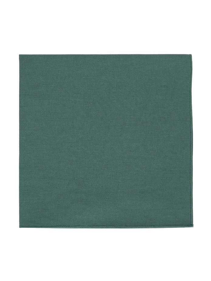 Pochette da taschino verde timo in cotone - Sorrente