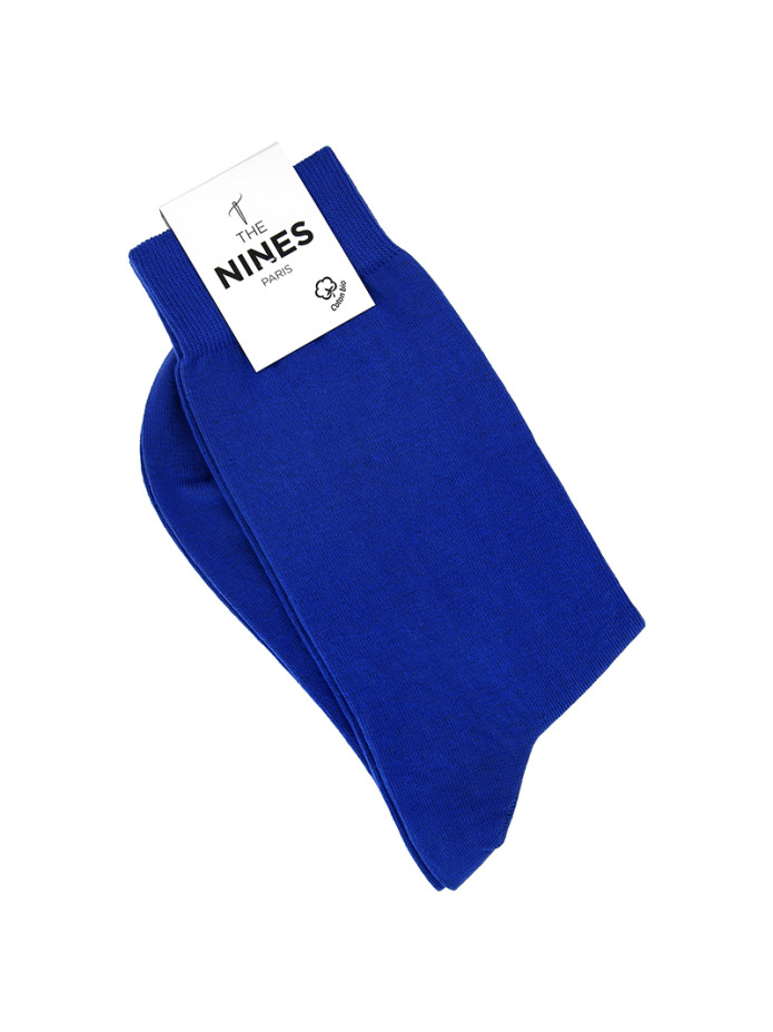 Calzini in morbido cotone blu elettrico