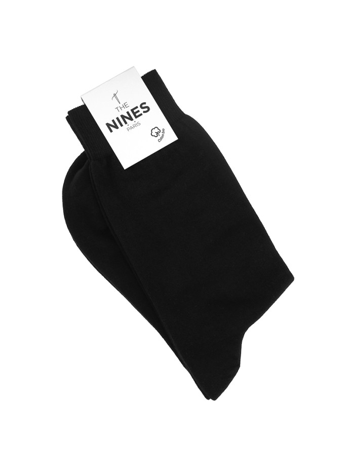 Calze in cotone biologico nero