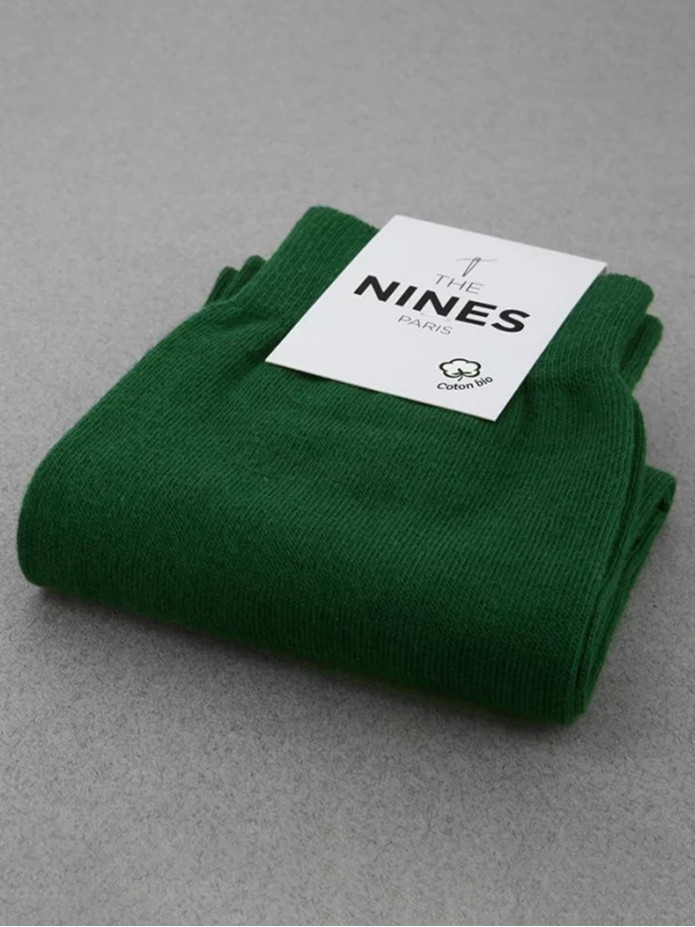 Calze in cotone biologico verde inglese
