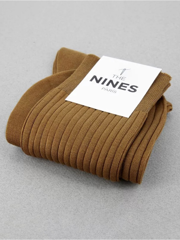 Chaussettes Fil D'Écosse camel