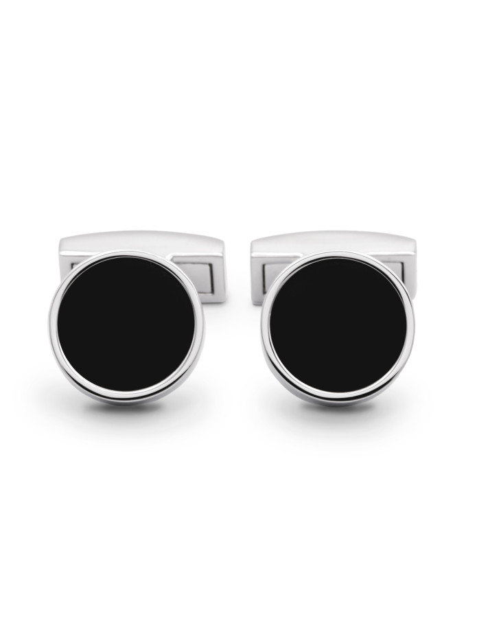 Boutons de manchette Vienne Onyx