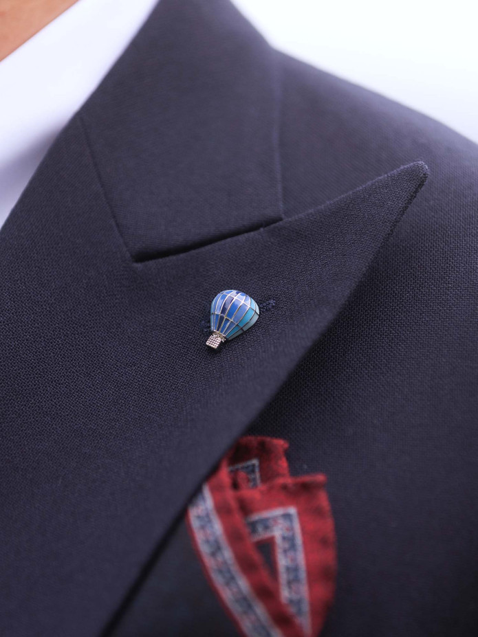 spille mongolfiera blu