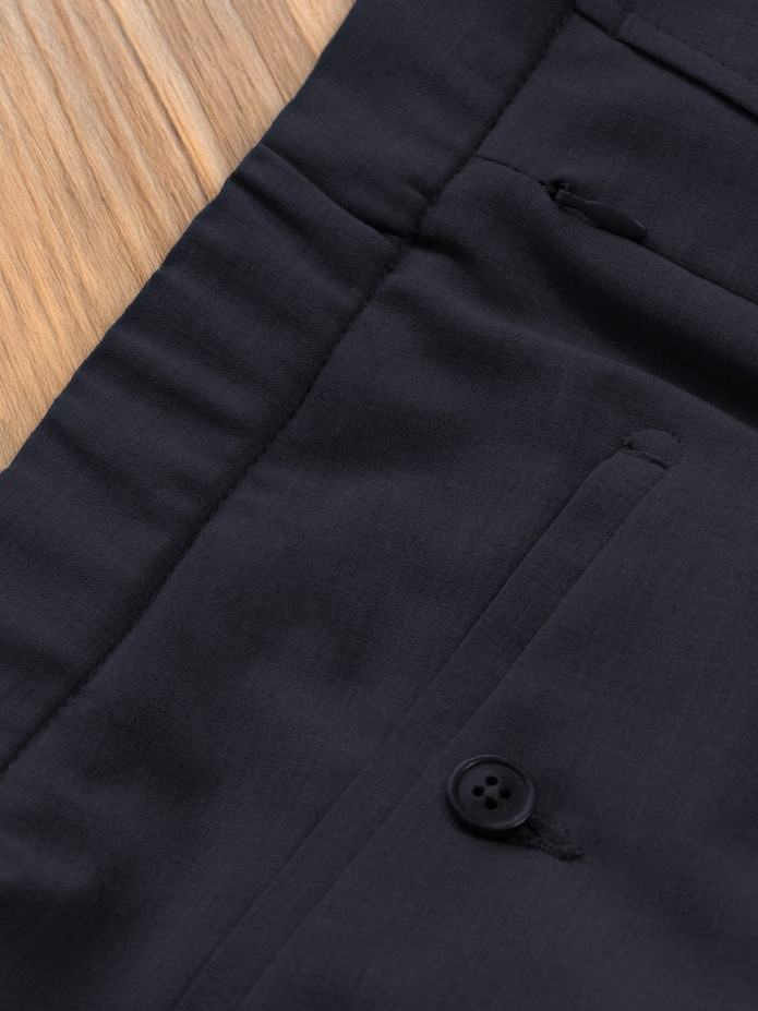 Pantalone Tecnico blu marino - Poliestere e lana