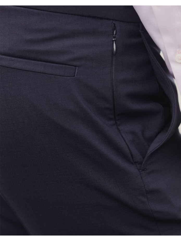 Pantalone Tecnico blu marino - Poliestere e lana