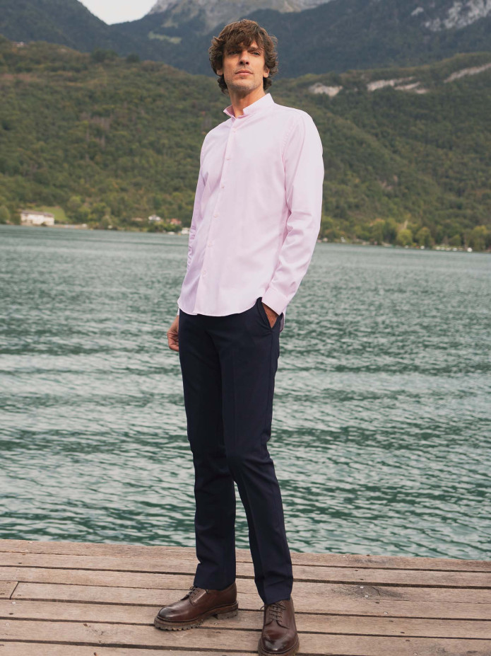 Pantalone Tecnico blu marino - Poliestere e lana