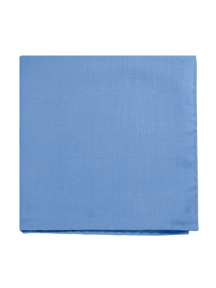 Pochette da taschino in seta blu reale Amalfi