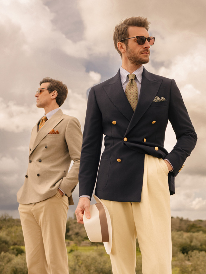 Chapeau panama blanc galon taupe