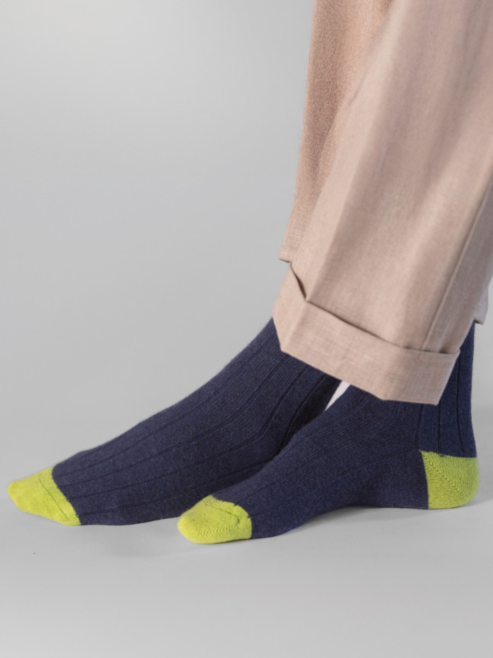 Chln Cashmere Blu E Verde