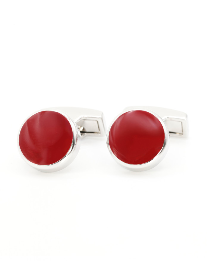 Gemelli rotondi rosso rubino Montreux II