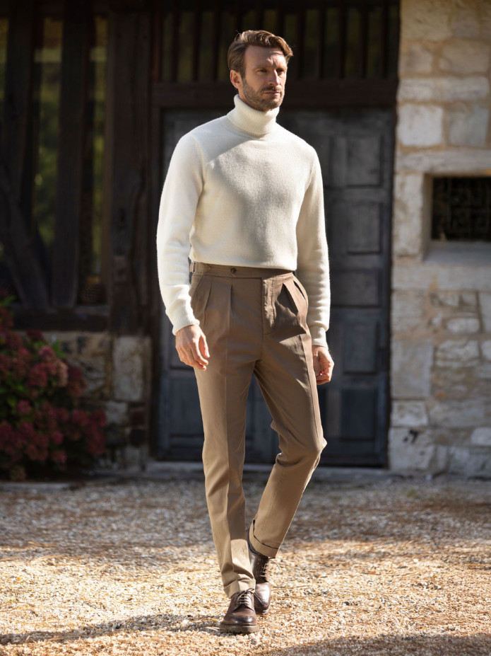 Pantalone con pinces havana - Bilbao