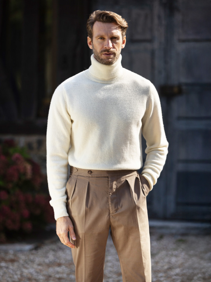 Pantalone con pinces havana - Bilbao
