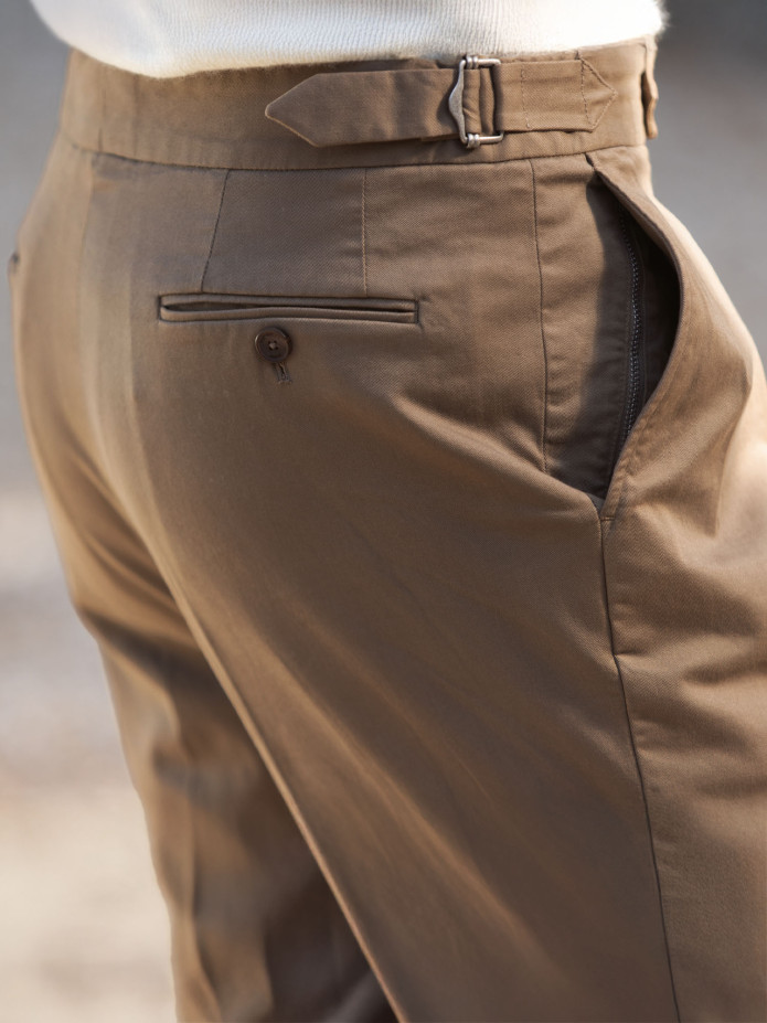 Pantalone con pinces havana - Bilbao