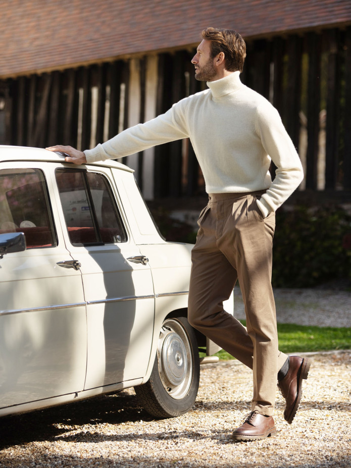 Pantalone con pinces havana - Bilbao