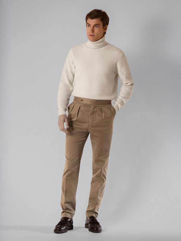 Pantalone con pinces havana - Bilbao