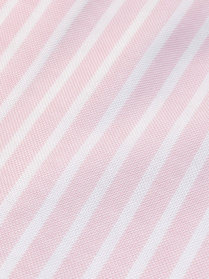 Camicia Francese Oxf Righe Rosa