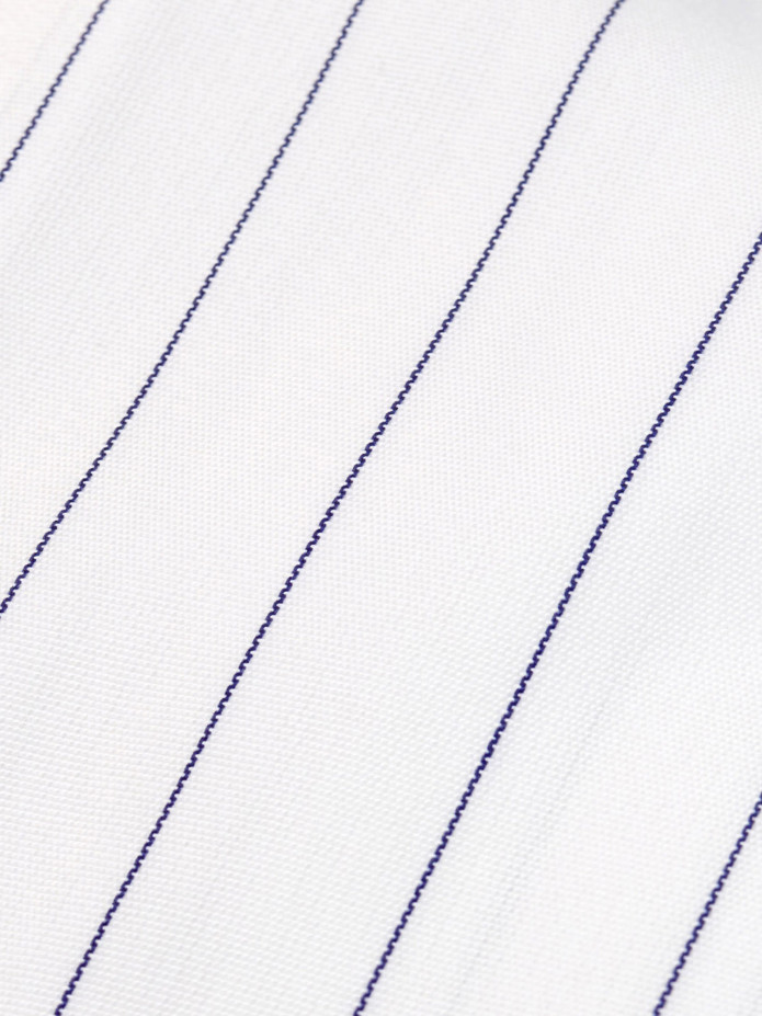 Camicia Collo a Punta a Righe Sottili