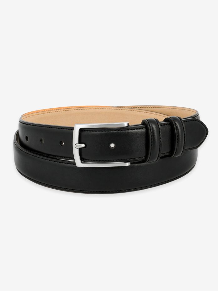 Cintura pelle nera Ugo