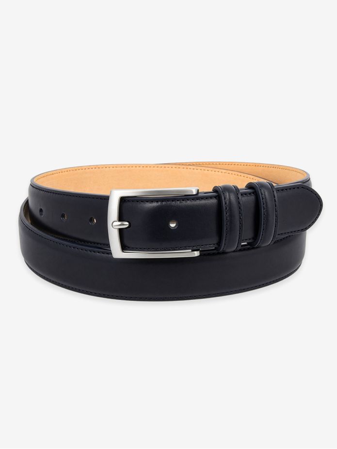 Cintura pelle blu navy - Ugo