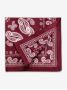 Bandana bordeaux a motivi paisley Nevada