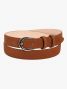 Cintura sottile marrone in nubuck - Gab