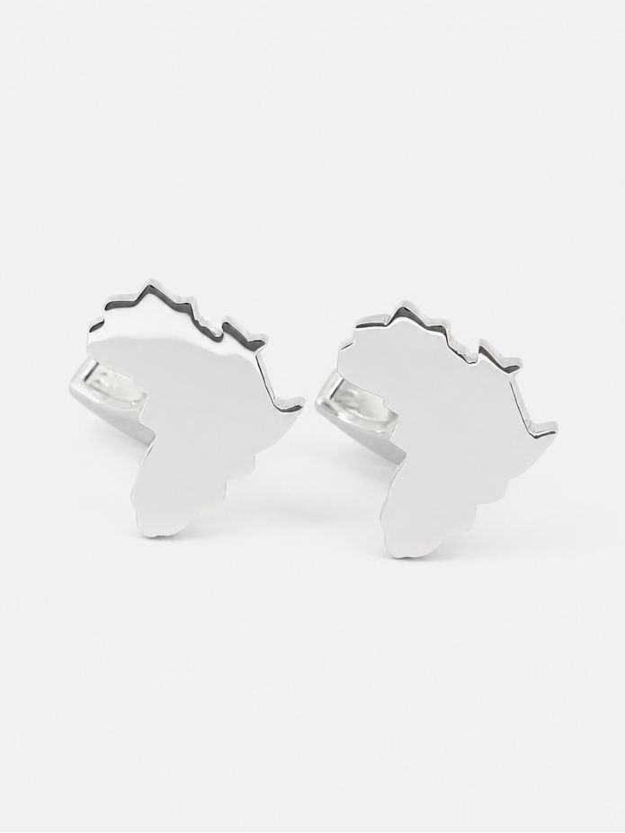 Gemelli argento massiccio Africa