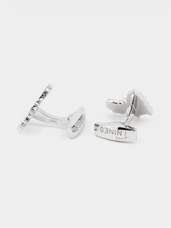 Gemelli argento massiccio Africa