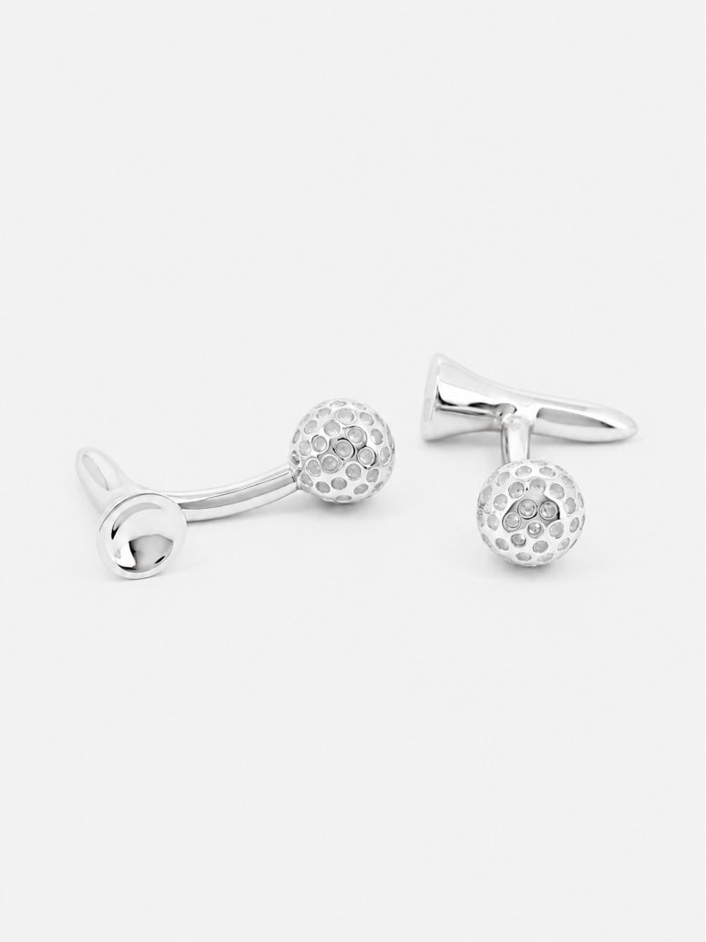 Gemelli golf argento massiccio Pezula