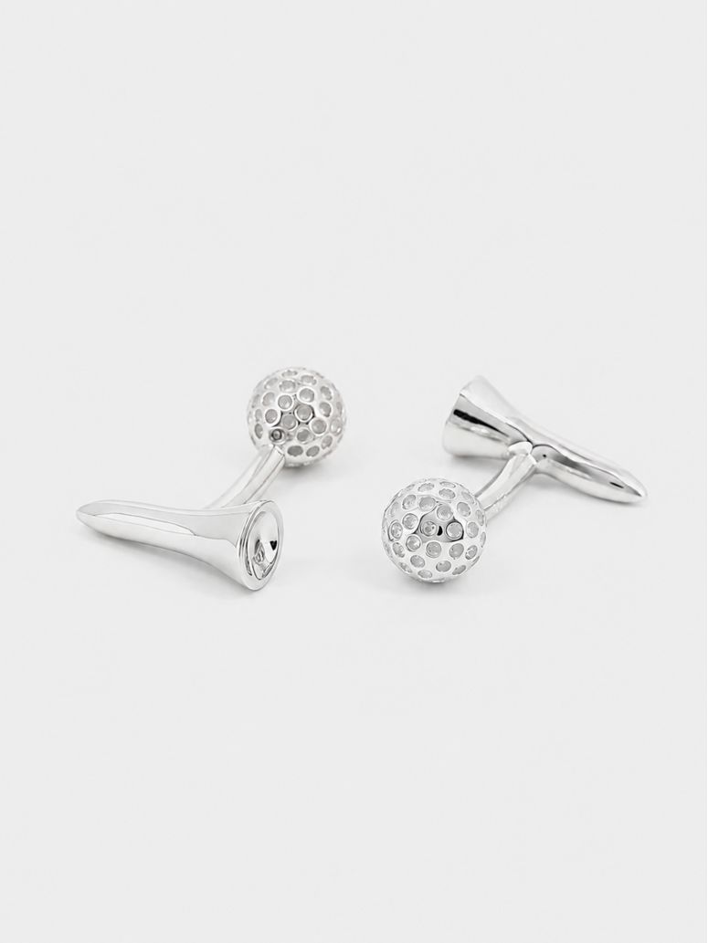 Gemelli golf argento massiccio Pezula
