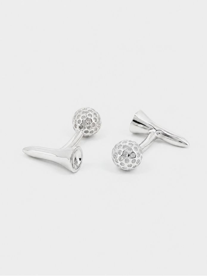 Gemelli golf argento massiccio Pezula