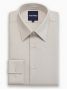Camicia collo francese anti-piega in Royal Oxford beige