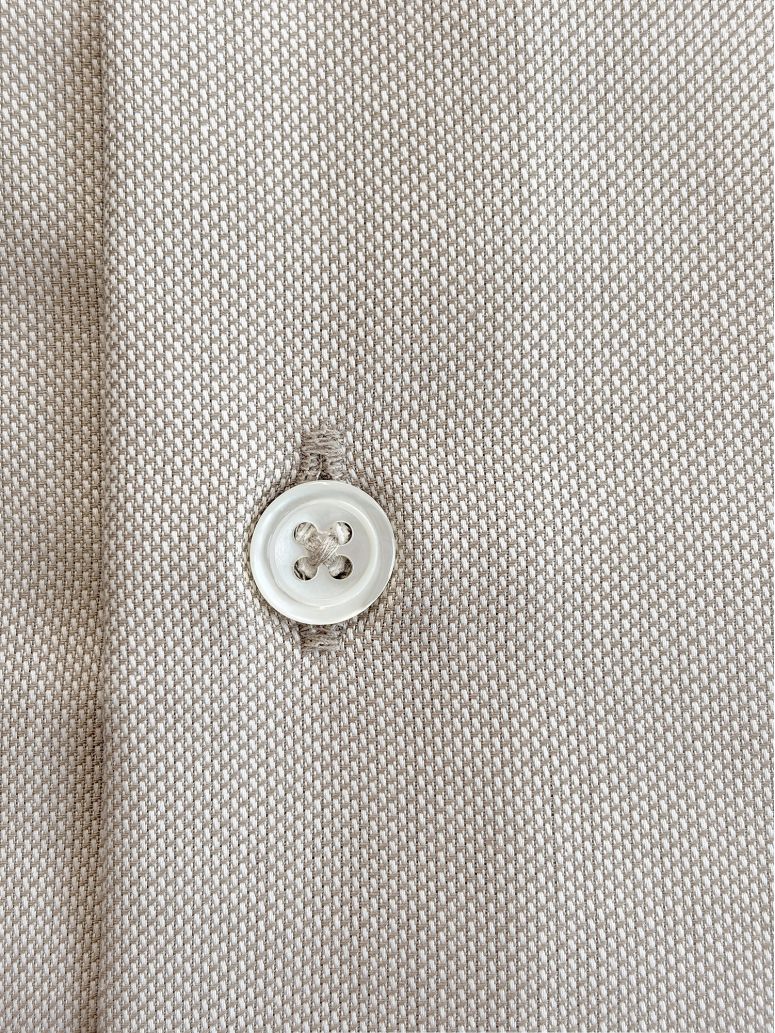 Camicia Francese Antistiro Oxford Marrone