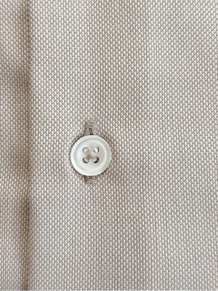 Camicia Francese Antistiro Oxford Marrone