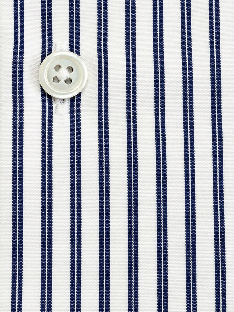 Camicia Italiana Antistiro Righe Navy