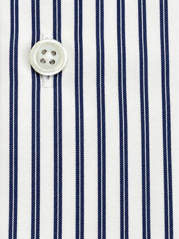 Camicia Italiana Antistiro Righe Navy