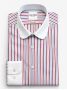 Camicia collo tondo (club) a righe tricolori