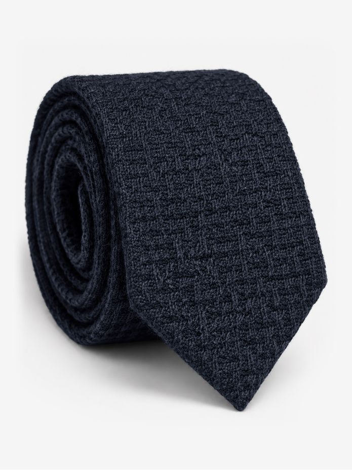 Cv Lana Intrecciata Blu Navy