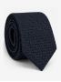Cravatta in lana a intreccio blu navy