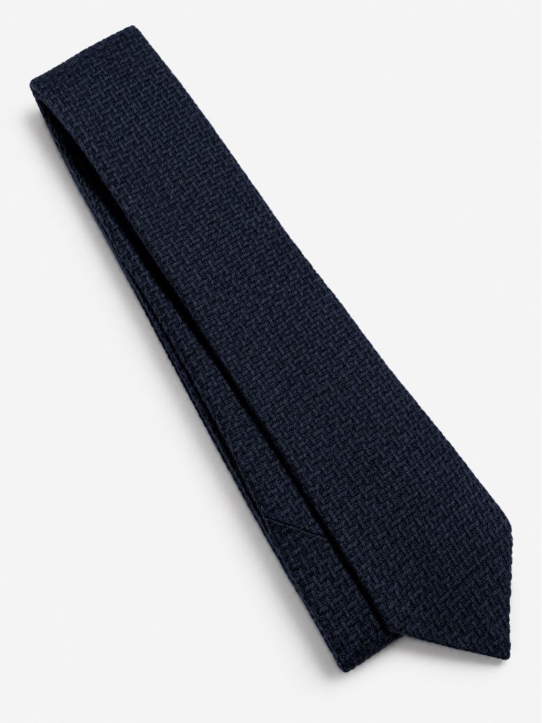 Cv Lana Intrecciata Blu Navy