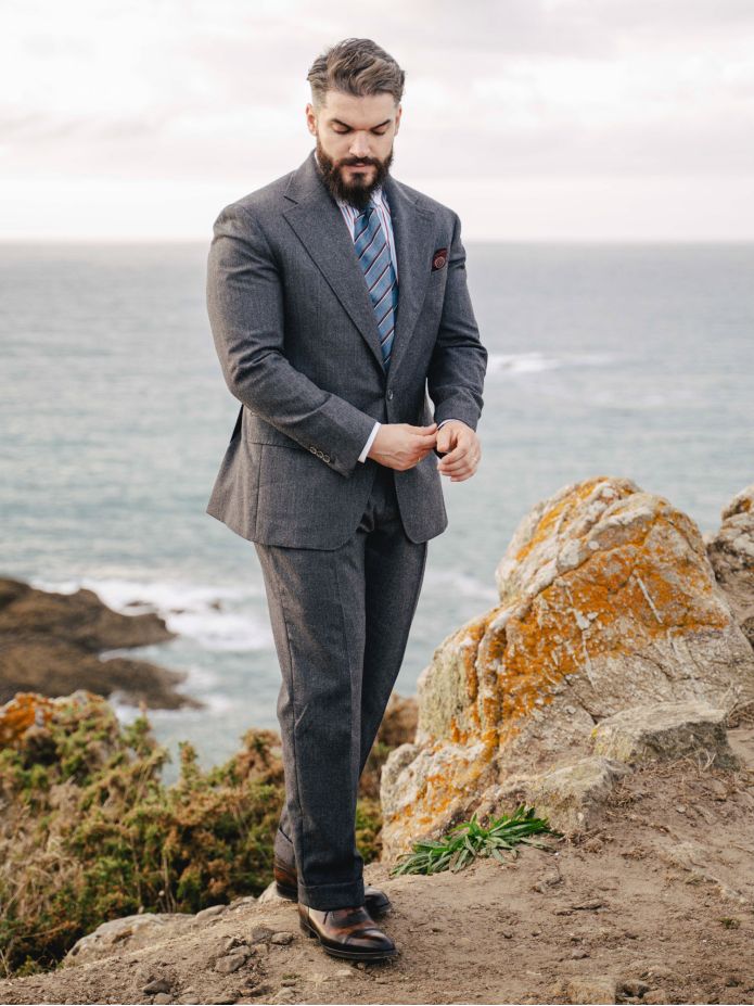 Pantalone da completo Gurkha grigio Dharan