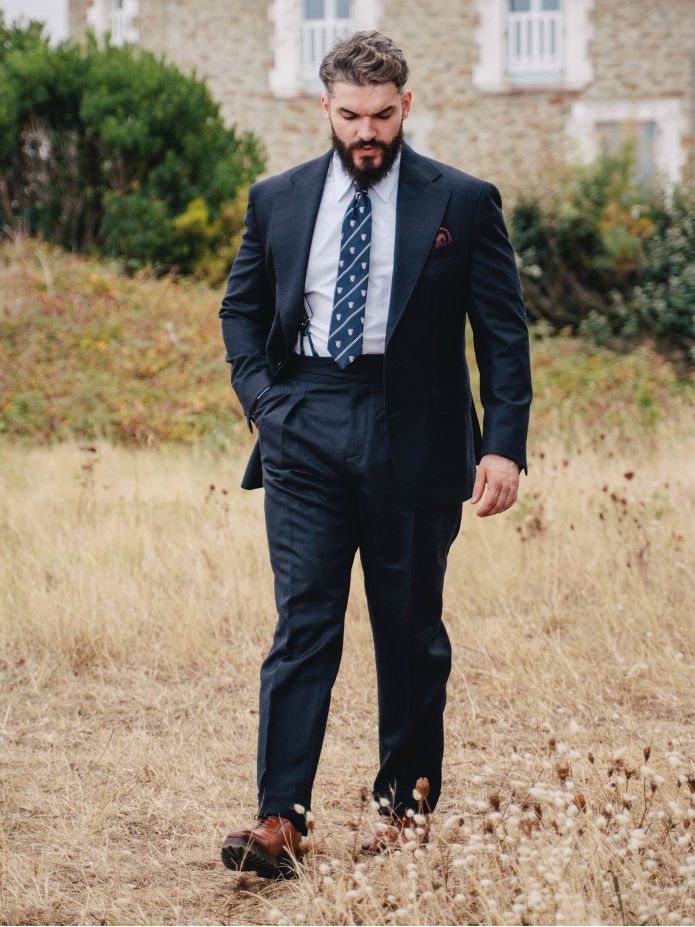 Pantaloni da completo gurkha blu navy Dharan