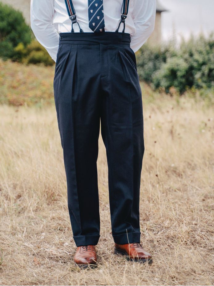 Pantaloni da completo gurkha blu navy Dharan
