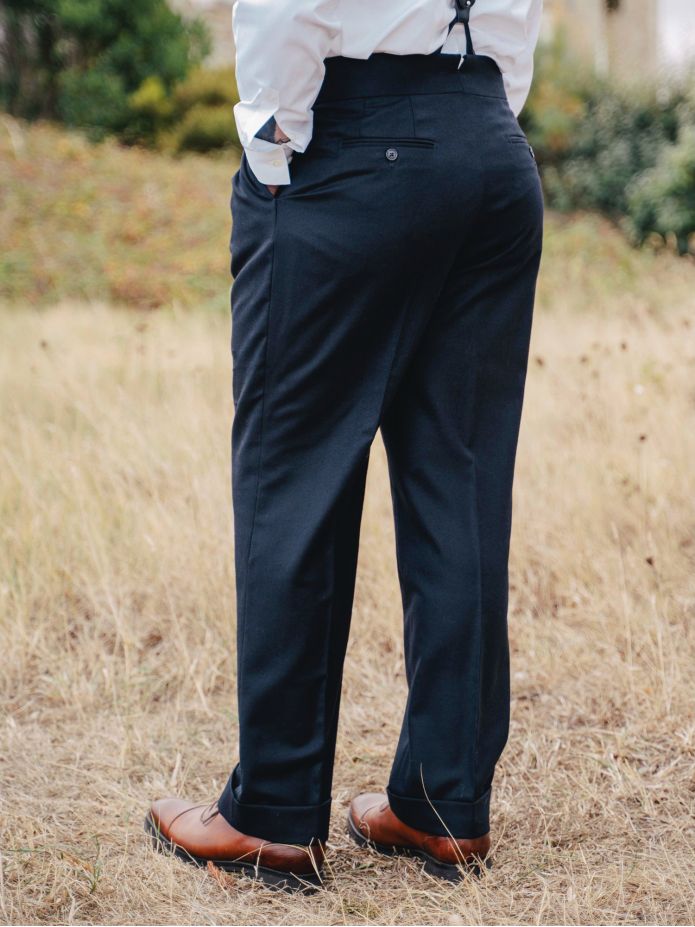 Pantaloni da completo gurkha blu navy Dharan