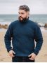 Maglione dolcevita blu Adam