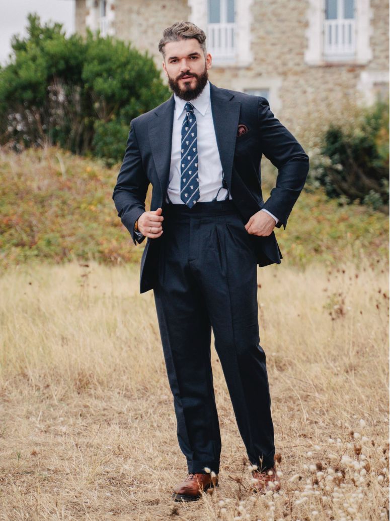 Giacca da completo blu navy Dharan