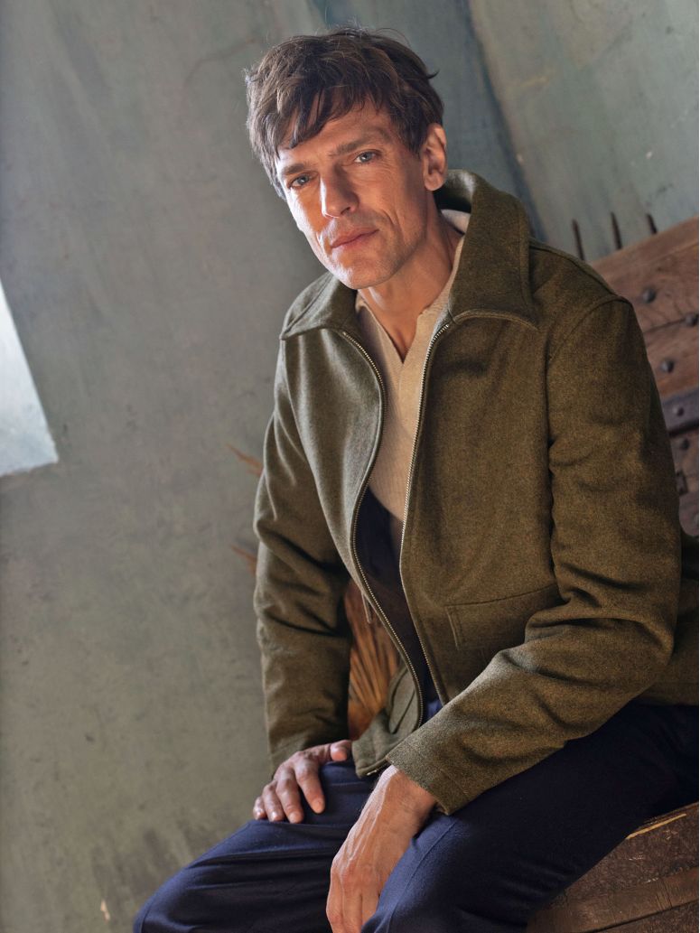Giubbotto verde loden con zip John